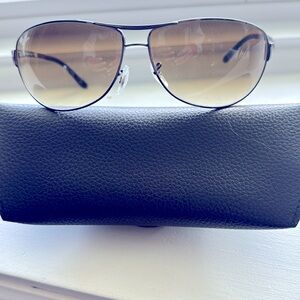 Preowned Ray Ban Warrior 3342 brown sunglasses